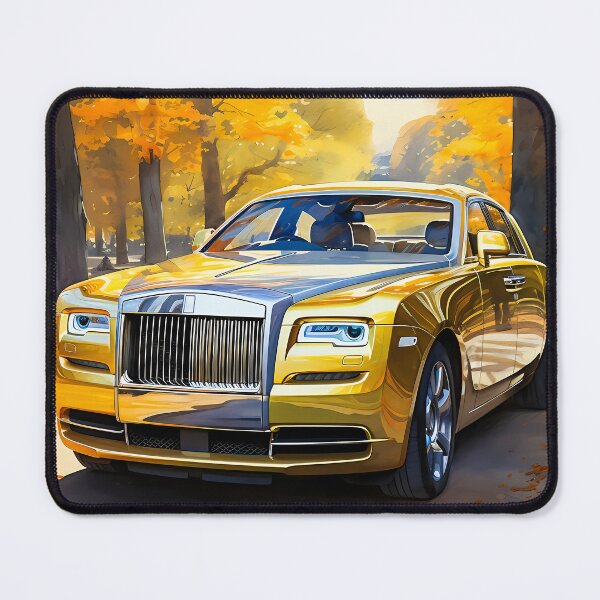 Item preview, Luxury Sedan In Golden Autumn Setting designed and sold by RevUpDesign.