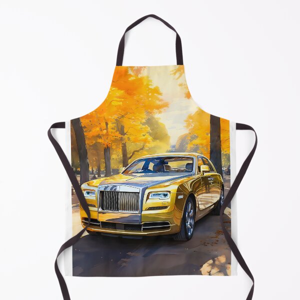 Item preview, Luxury Sedan In Golden Autumn Setting designed and sold by RevUpDesign.