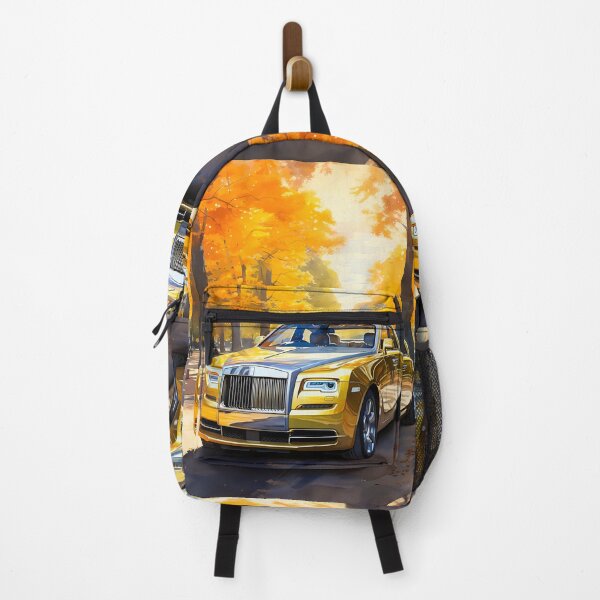 Item preview, Luxury Sedan In Golden Autumn Setting designed and sold by RevUpDesign.