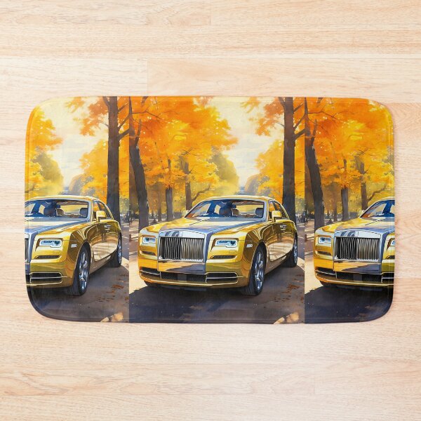 Item preview, Luxury Sedan In Golden Autumn Setting designed and sold by RevUpDesign.