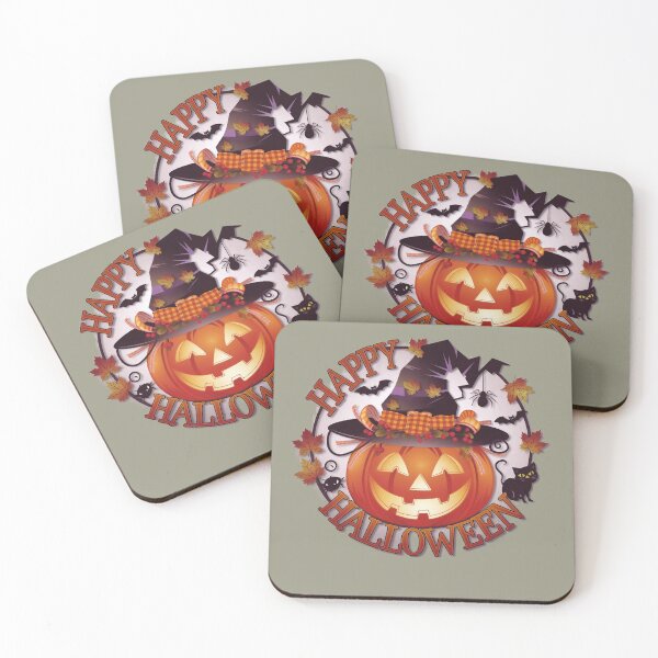 Item preview, Happy Halloween wishes the merry pumpkin designed and sold by AnimalsDH305.