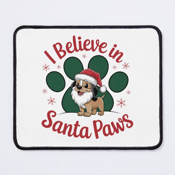 Item preview, Adorable Santa Dog Paw Print Holiday Apparel for Pet Owners designed and sold by ashdenent.