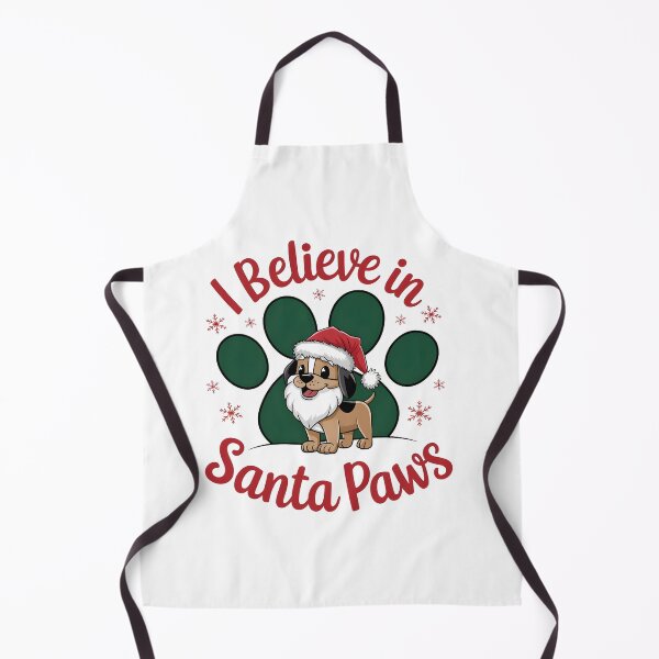 Item preview, Adorable Santa Dog Paw Print Holiday Apparel for Pet Owners designed and sold by ashdenent.