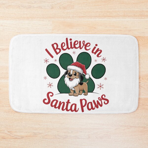 Item preview, Adorable Santa Dog Paw Print Holiday Apparel for Pet Owners designed and sold by ashdenent.