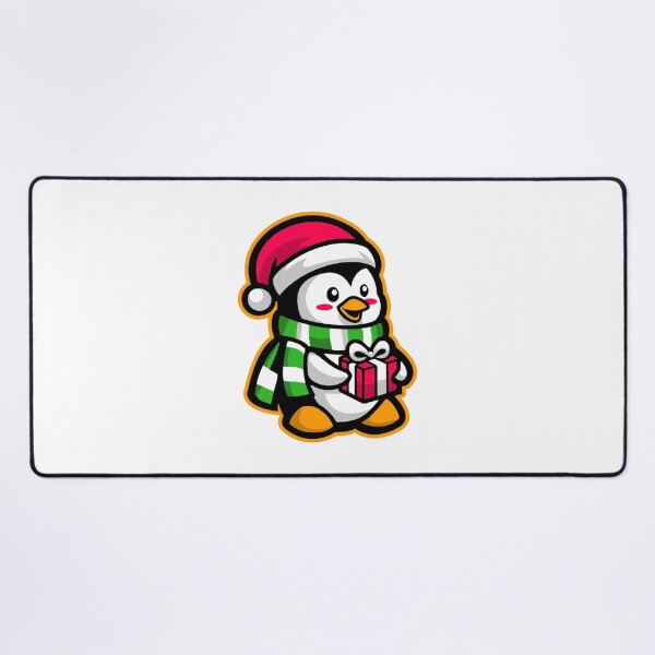 Item preview, cute Festive Penguin Gift Christmas T-Shirt sticker design  designed and sold by CreativeTomb.