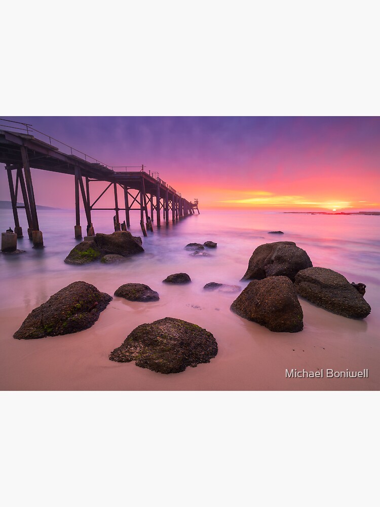 Thumbnail 2 of 2, Art Board Print, Catherine Hill Bay, Newcastle, New South Wales, Australia designed and sold by Chockstone.