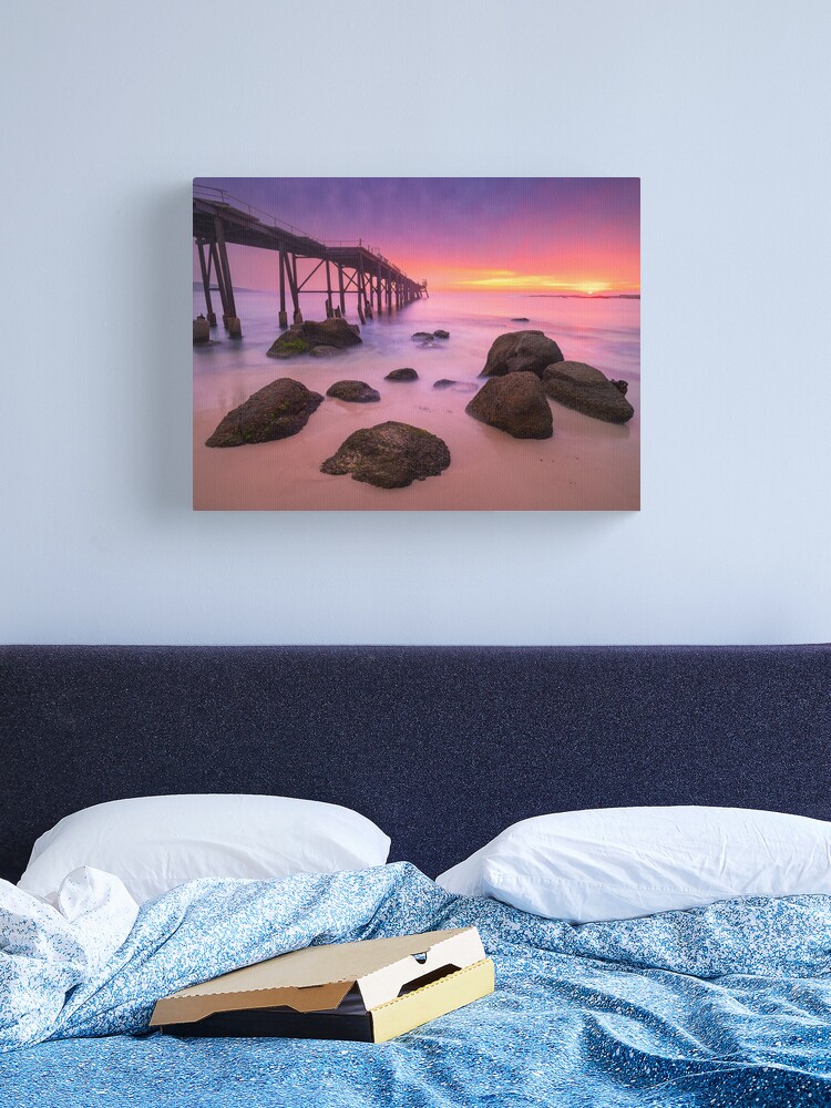 Thumbnail 2 of 3, Canvas Print, Catherine Hill Bay, Newcastle, New South Wales, Australia designed and sold by Chockstone.