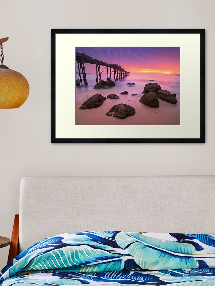 Thumbnail 2 of 7, Framed Art Print, Catherine Hill Bay, Newcastle, New South Wales, Australia designed and sold by Chockstone.