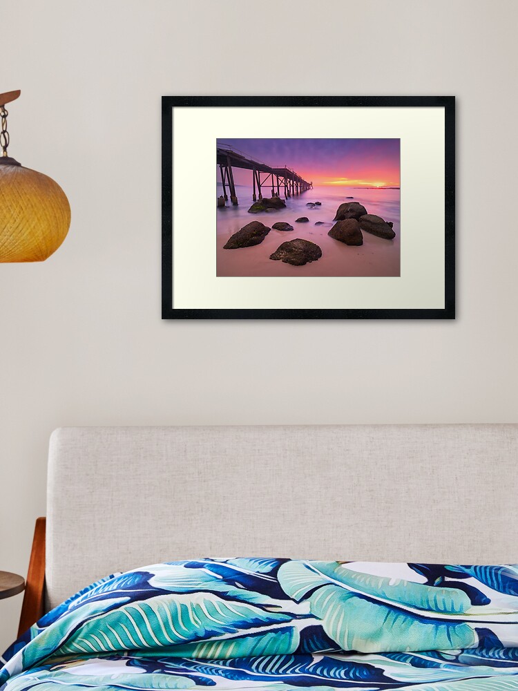 Thumbnail 2 of 7, Framed Art Print, Catherine Hill Bay, Newcastle, New South Wales, Australia designed and sold by Chockstone.