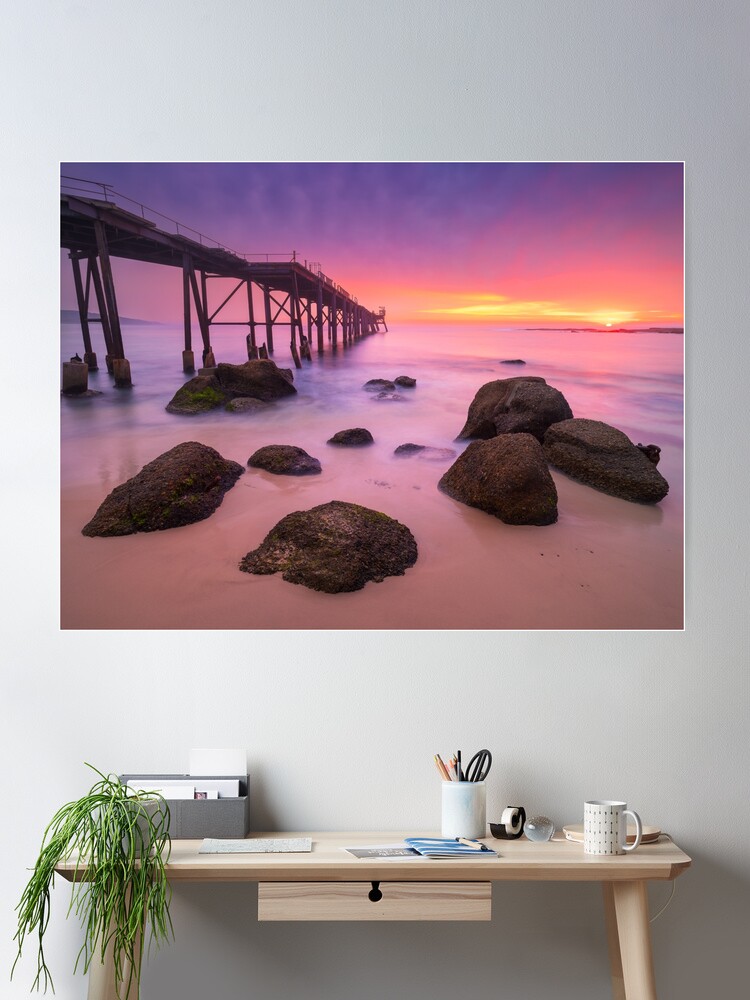 Thumbnail 2 of 3, Poster, Catherine Hill Bay, Newcastle, New South Wales, Australia designed and sold by Chockstone.