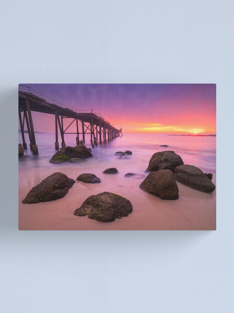 Thumbnail 1 of 3, Canvas Print, Catherine Hill Bay, Newcastle, New South Wales, Australia designed and sold by Chockstone.