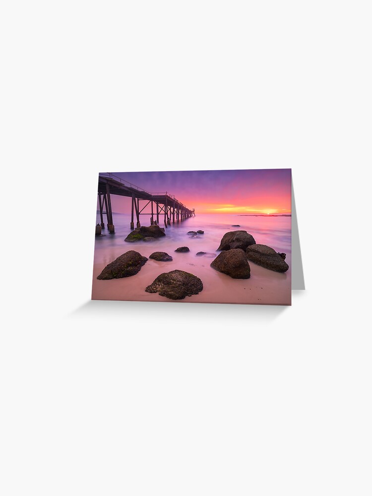 Thumbnail 1 of 2, Greeting Card, Catherine Hill Bay, Newcastle, New South Wales, Australia designed and sold by Chockstone.