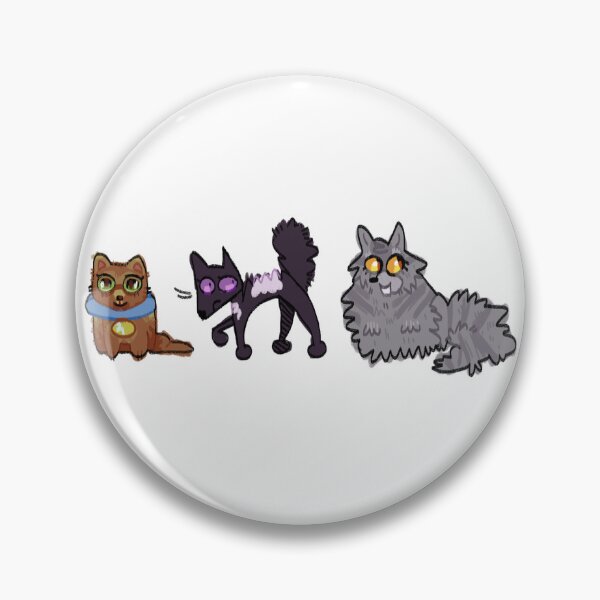 Item preview, Firepaw, Greypaw, and Ravenpaw warrior cats designed and sold by Usagiitsukii.