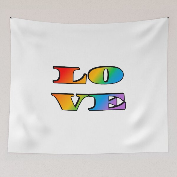 Item preview, Retro Rainbow Love designed and sold by Inspirationmotivation.