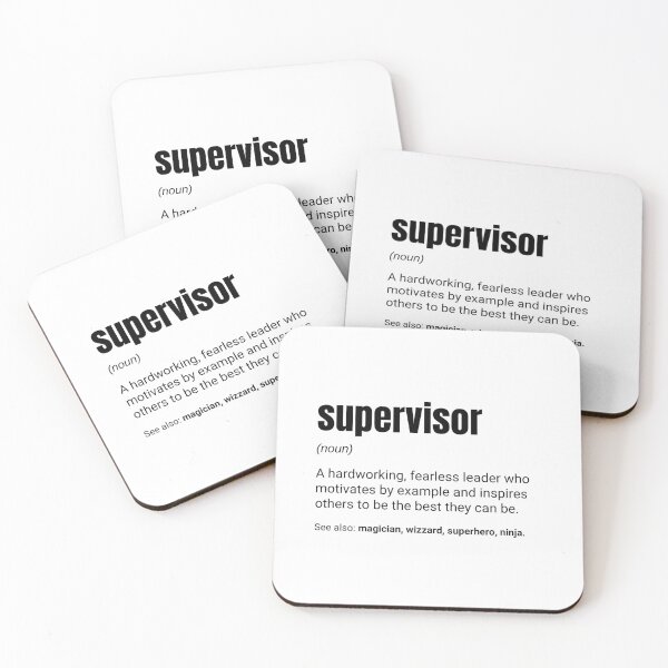 Item preview, Supervisor Work Definition designed and sold by CuteLovelyDesigns.