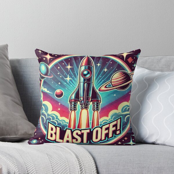 Item preview, Blast off retro style designed and sold by Rocklights.