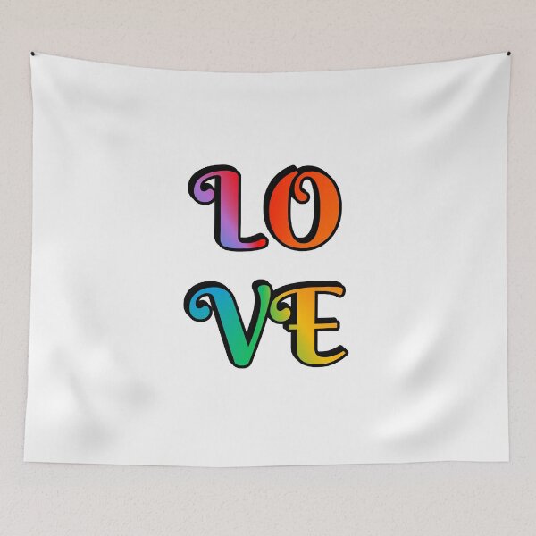 Item preview, Retro Rainbow Love designed and sold by Inspirationmotivation.