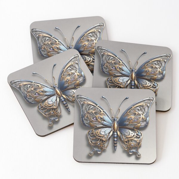 Item preview, Metallic Butterfly designed and sold by likbatonboot.