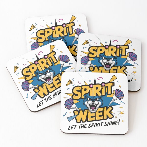 Item preview, Copy of  Bold and Fun School Spirit, Let the Spirit Shine!, Spirit Week, sticker designed and sold by Mood Coffee art.