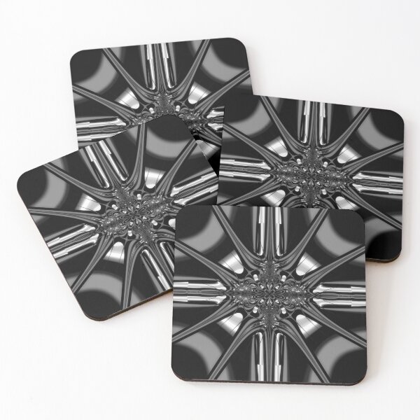Item preview, Monochrome Black and White Spindle Orb Design designed and sold by Dianne Mead.