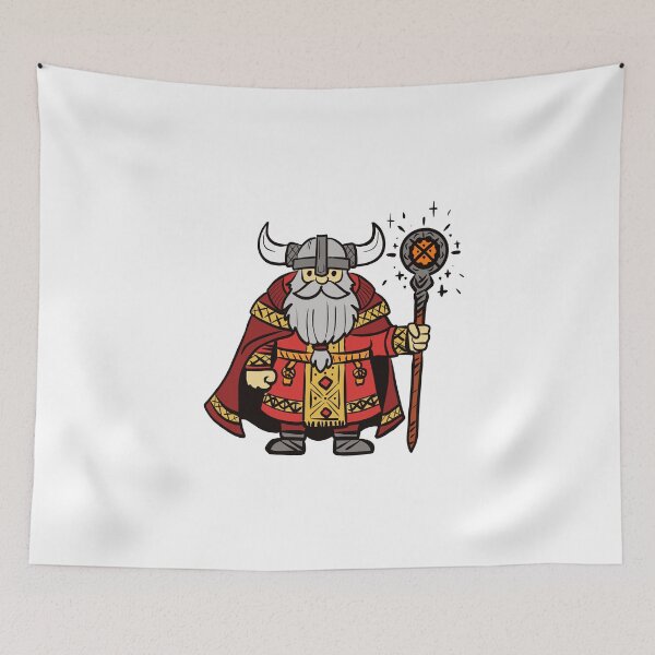 Item preview, The Viking Elder of Flames designed and sold by YarkaYa.