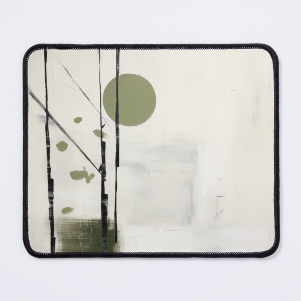 Item preview, Simple minimalist japandi art in sage and whites designed and sold by filigreedigital.