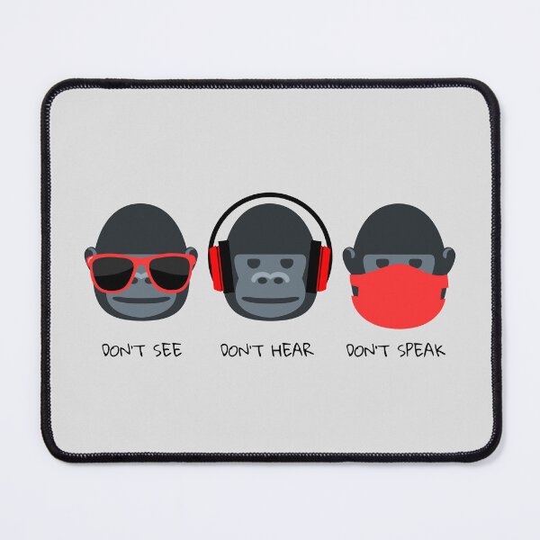 Item preview, 3 wise monkeys  designed and sold by coloursforkids.