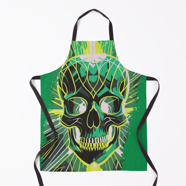 Item preview, A colorful death's skull designed and sold by Boogeyman Bill.