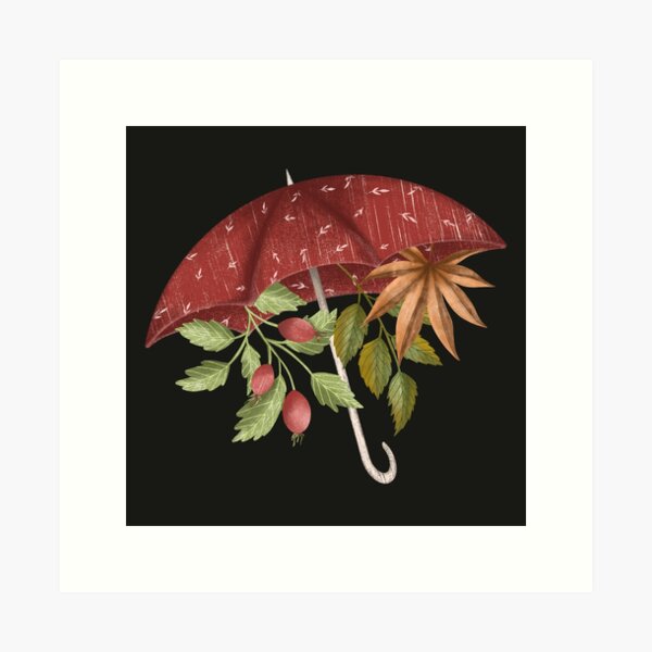 Item preview, Autumn umbrella designed and sold by pinkyfish1010.