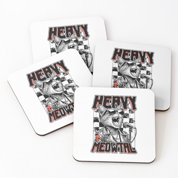 Item preview, Heavy Meowtal Cat Funny Metal Music Band Singer Musician designed and sold by GrandeDuc.