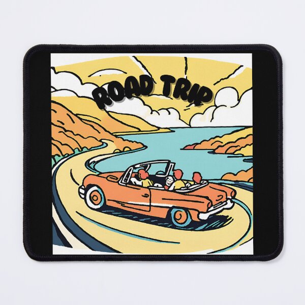 Item preview, Vibrant Road Trip Adventure Illustration designed and sold by MSHobbies.