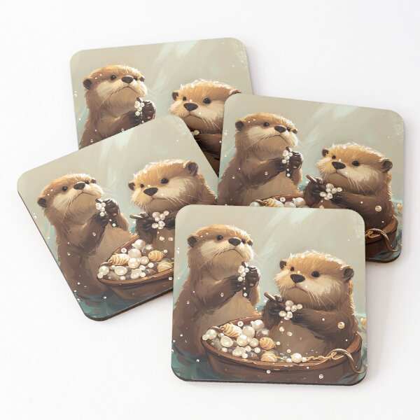 Item preview, Adorable Otter Jeweler designed and sold by cute-animals99.