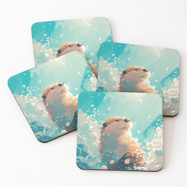 Item preview, Otters Underwater Gems designed and sold by cute-animals99.