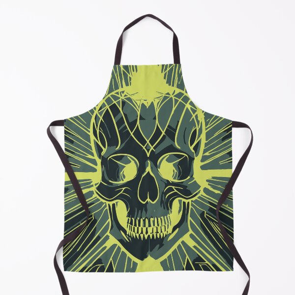 Item preview, A colorful death's skull designed and sold by Boogeyman Bill.