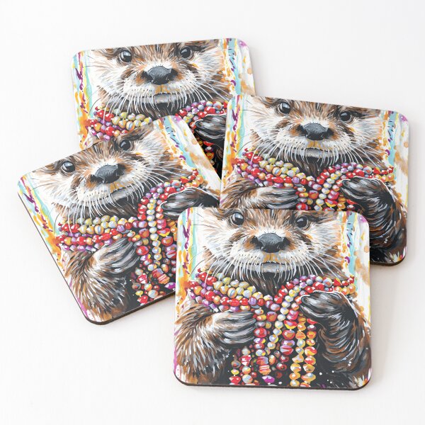 Item preview, JewelryMaking Otters designed and sold by cute-animals99.