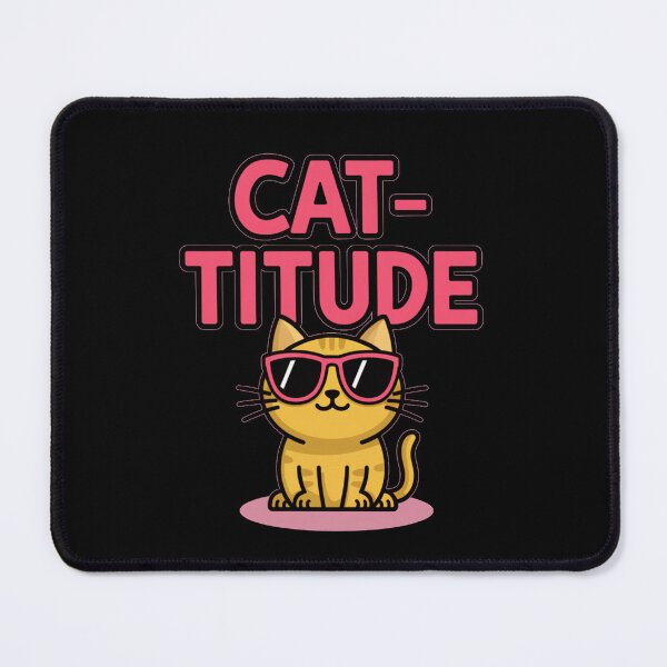 Item preview, Funny cat artwork: Cat-Titude designed and sold by Davideus.