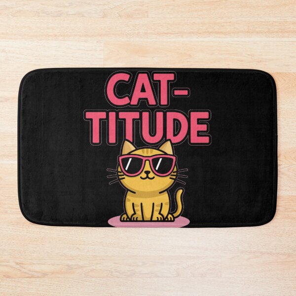 Item preview, Funny cat artwork: Cat-Titude designed and sold by Davideus.