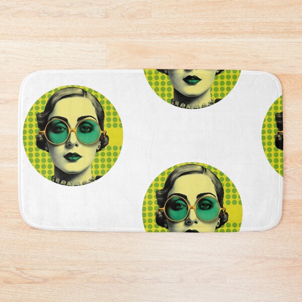 Item preview, WOMAN WITH GLASSES 60'S LOGO designed and sold by infinitearte.