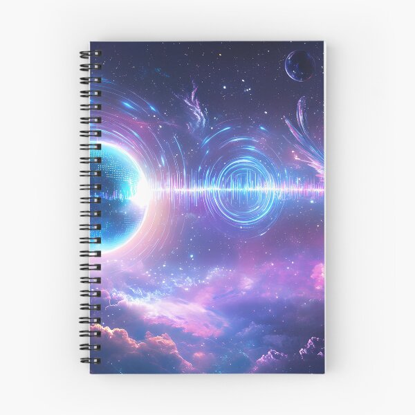 Item preview, Cosmic Neon Waves Surreal Galaxy designed and sold by PixelReverb.