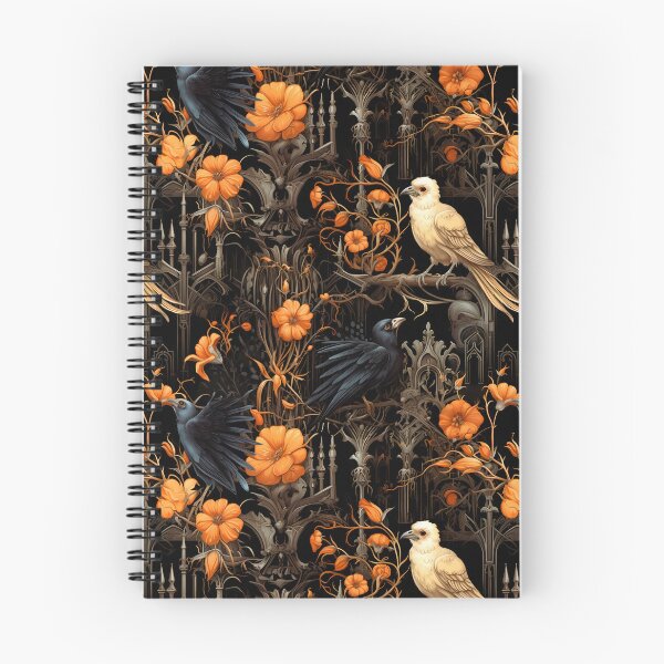 Item preview, Gothic Birds and Autumn Blooms designed and sold by NolineXpression.