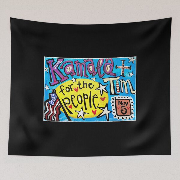 Item preview, Kamala and Tim for the people - Kamala Harris designed and sold by MikaylaThomps.