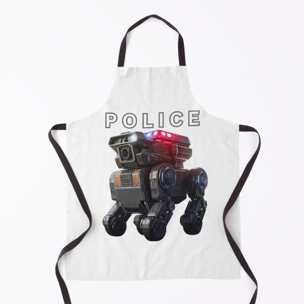 Item preview, Police Mini-Ai Robot designed and sold by PING 999 STUDIO.