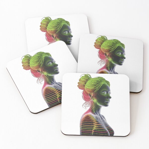 Item preview, Neon Lady Silhoute designed and sold by PING 999 STUDIO.