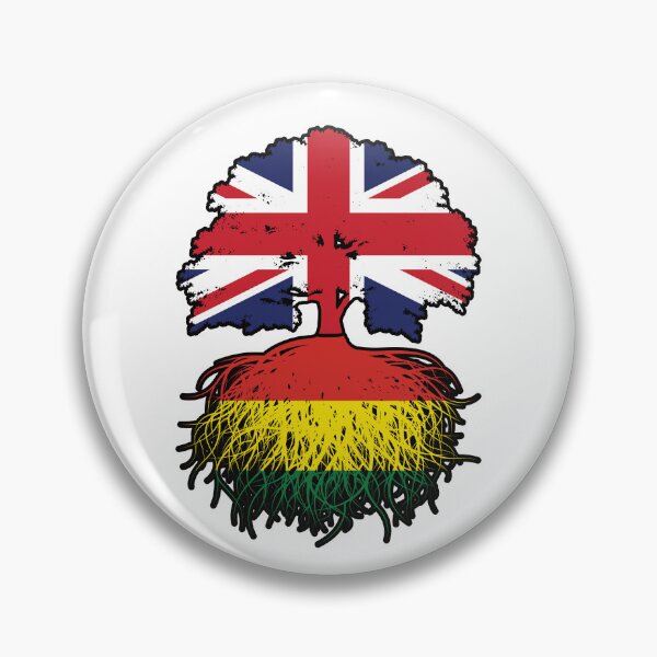 Item preview, Bolivia Bolivian British UK Tree Roots Flag designed and sold by FlagX.