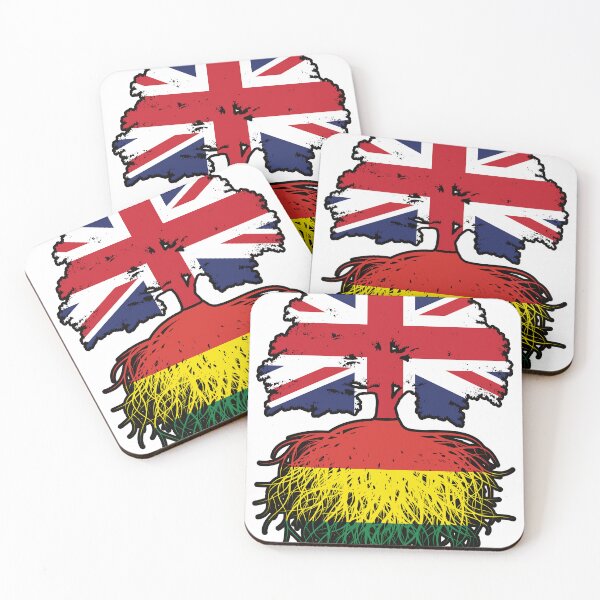 Item preview, Bolivia Bolivian British UK Tree Roots Flag designed and sold by FlagX.