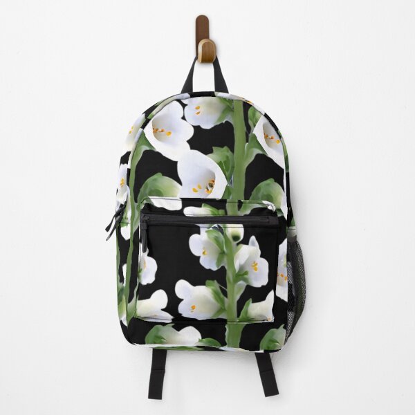 Item preview, A minimalist white foxglove floral pattern designed and sold by Tchoice.