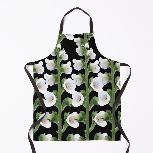 Item preview, A minimalist white foxglove floral pattern designed and sold by Tchoice.