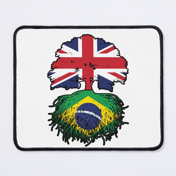 Item preview, Brazil Brazilian British UK Tree Roots Flag designed and sold by FlagX.