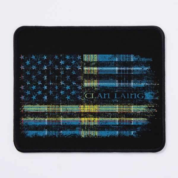 Item preview, Clan Laing Scottish tartan US flag kilt Scotland designed and sold by Clan1093.
