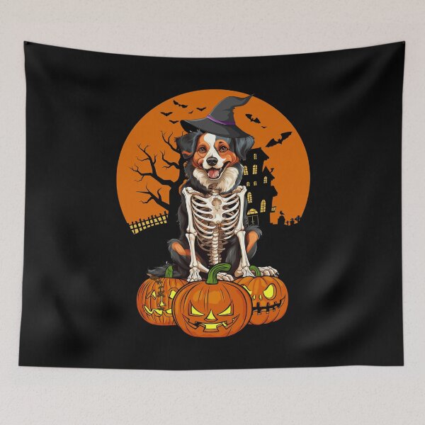 Item preview, Australian Shepherd Dog Halloween designed and sold by Blok45.
